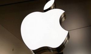 apple building gold logo