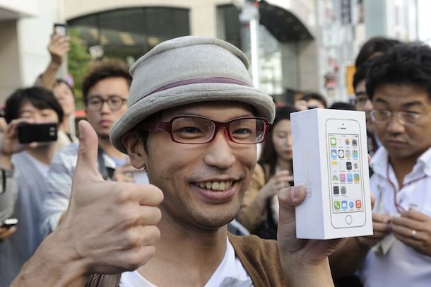 iPhone 5s in japan