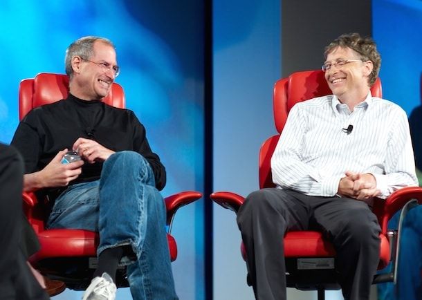 Стив Джобс и Билл Гейтс