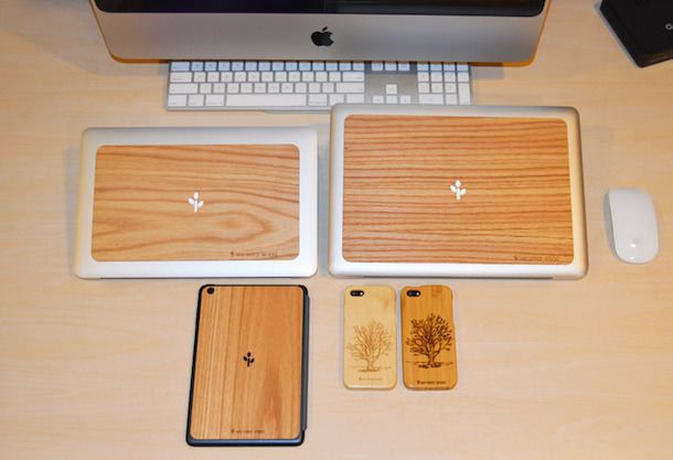 деревянные чехлы для iPhone, iPad и Mac