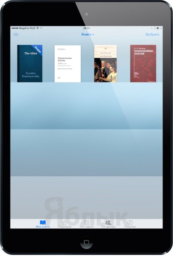Приложение книги на айпад как пользоваться