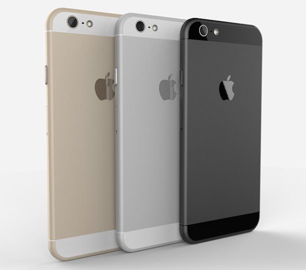 Золотой, серый космос, серебристый iPhone 6