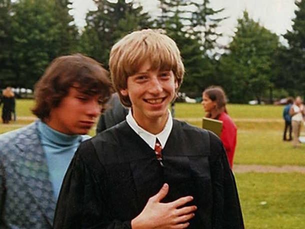 Schoolboy Bill Gates