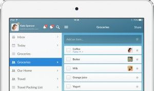 Wunderlist 3 iPad-версия