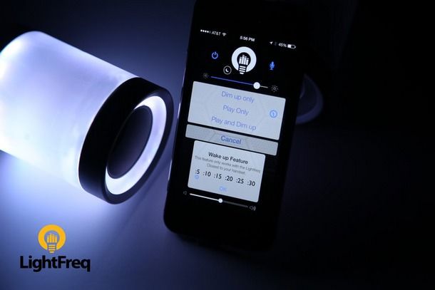 LightFreq - "умная" лампочка со встроенным динамиком