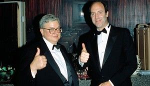 Кинокритики Джин Сискол и Роджер Эберт в 1986 году выступили на мероприятии посвященном Apple