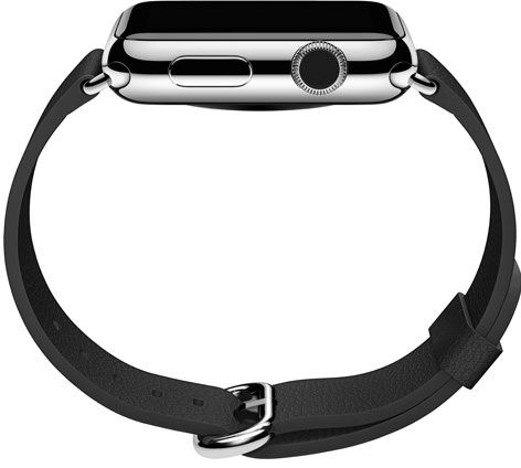 Apple Watch classic buckle side