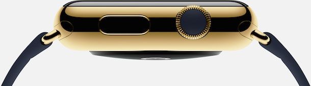 Apple Watch edition gold side