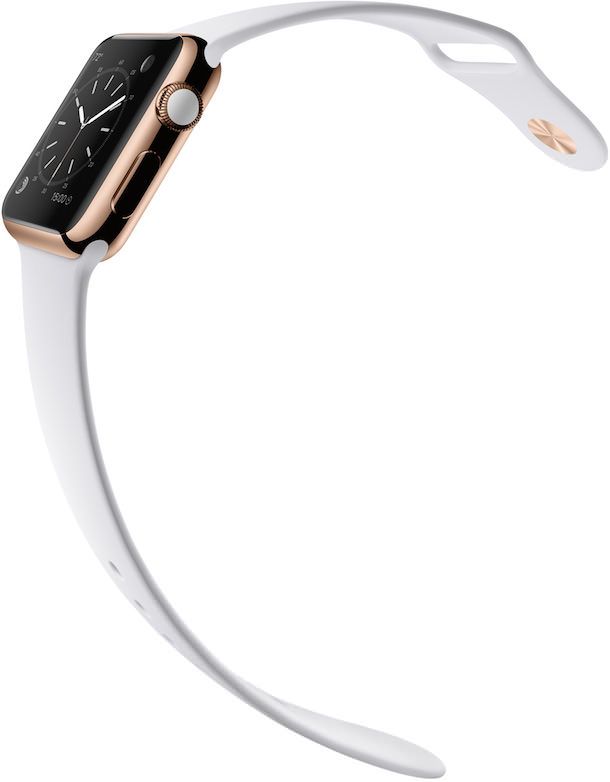 Apple Watch rose gold white gray