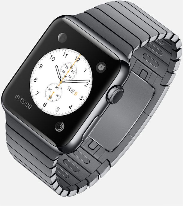 Apple Watch space black link bracelet