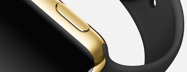 Apple Watch yellow gold black clasp