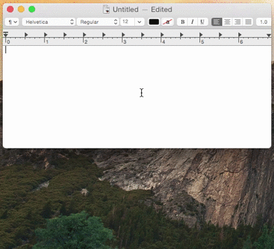 QuickType для OS X Yosemite