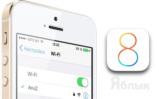 iOS 8 Wi-Fi