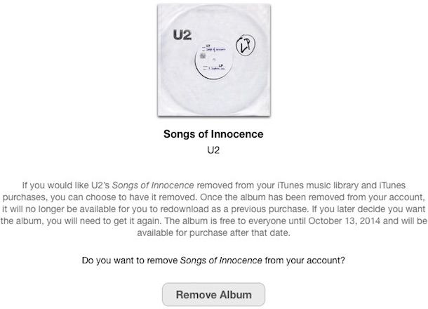 Как удалить альбом U2 из iTunes и приложения Музыка на iPhone и iPad