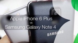 Samsung Galaxy Note 4 и iphone 6 plus дизайн