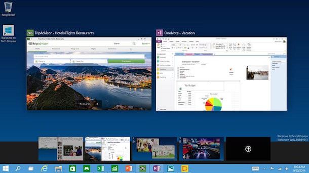 Виртуальные рабочие столы в Windows 10