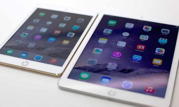 ipad air 2 и iPad mini 3