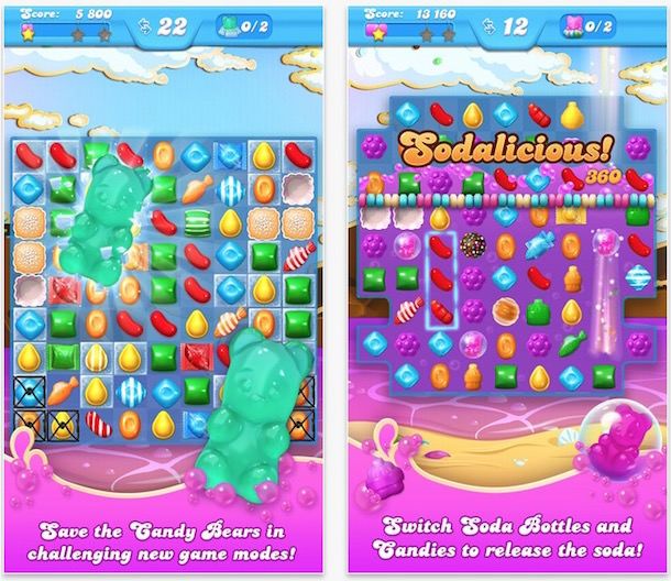 Игра Candy Crush Soda Saga для iPhone и iPad