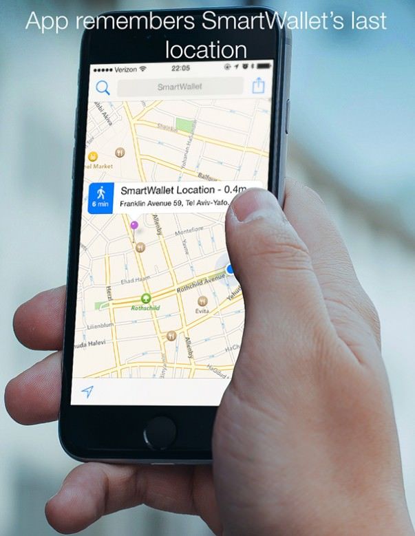SmartWallet — умный кошелёк с зарядкой для iPhone и GPS-трекером ...