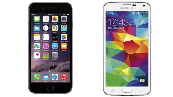 iPhone 6 против Samsung Galaxy S5