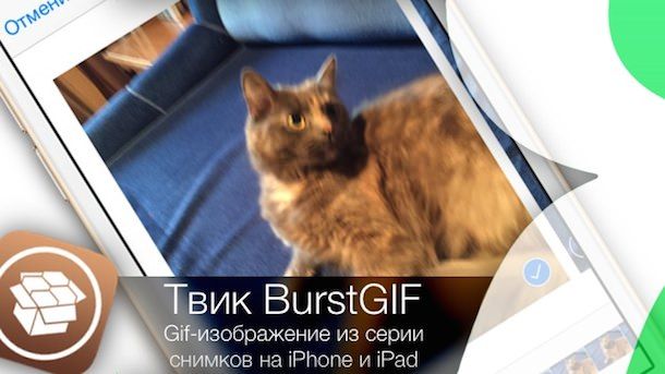 Твик BurstGIF - Gif-изображение из серии снимков на iPhone и iPad