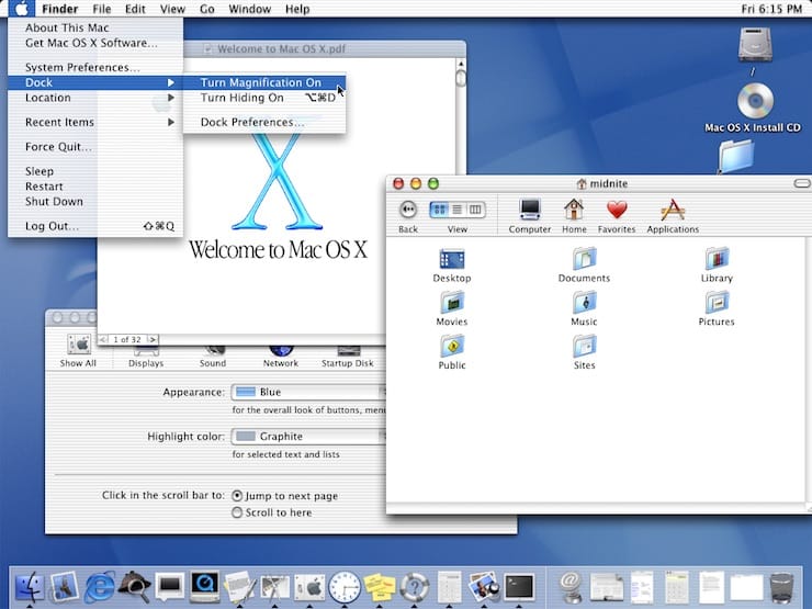 Mac OS X 10.0 Cheetah