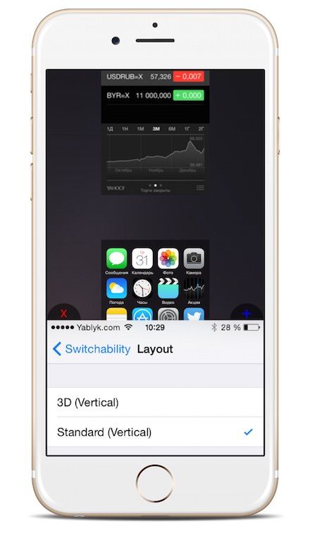 Switchability - многозадачность в iPhone в стиле Android