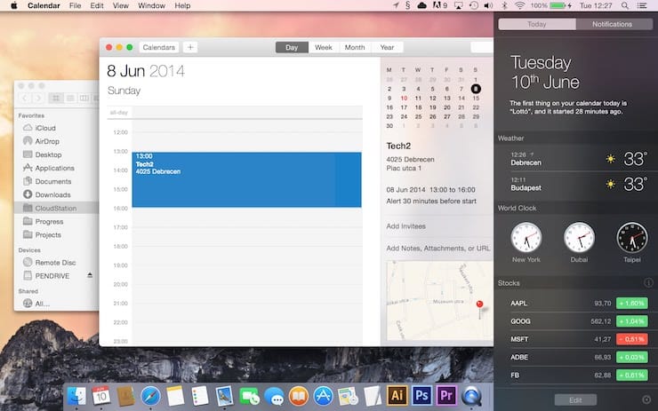 Mac OS X 10.10 Yosemite (2014)