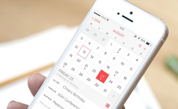 Календарь в iOS 8