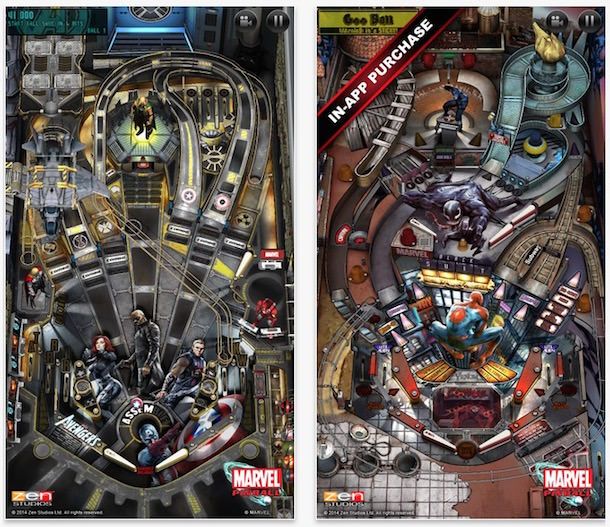 Marvel Pinball для iPhone и iPad