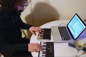 напечатанная midi клавиатура