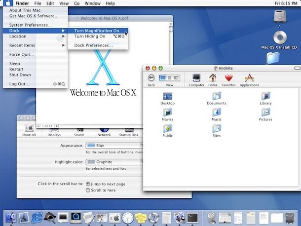 Mac OS X 10.0 Cheetah