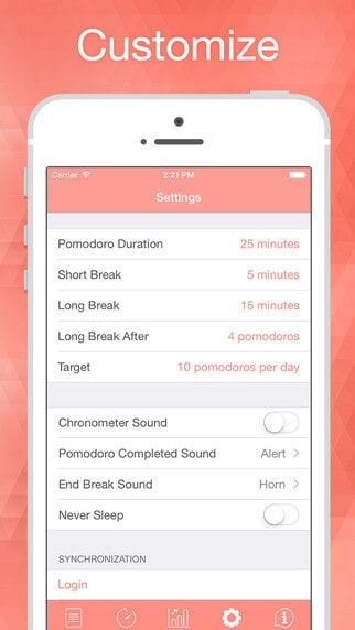 Программа Pomodoro Time для Mac и iPhone iPad-6