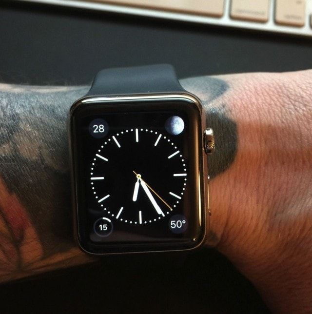 Apple Watch tattoo