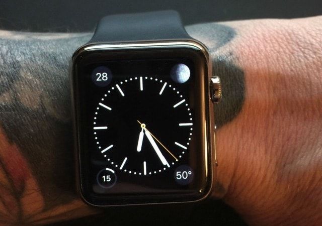 Apple Watch tattoo