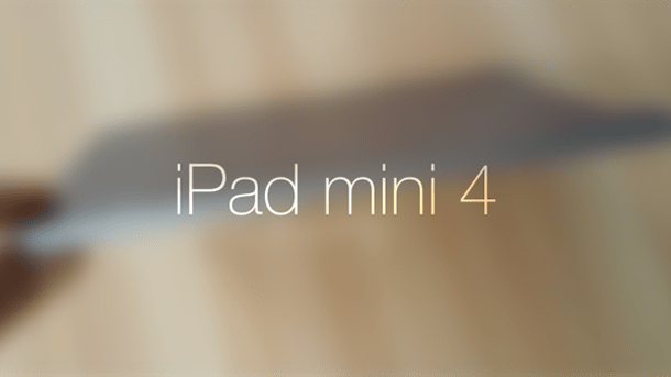 iPad mini 4, фото, видео