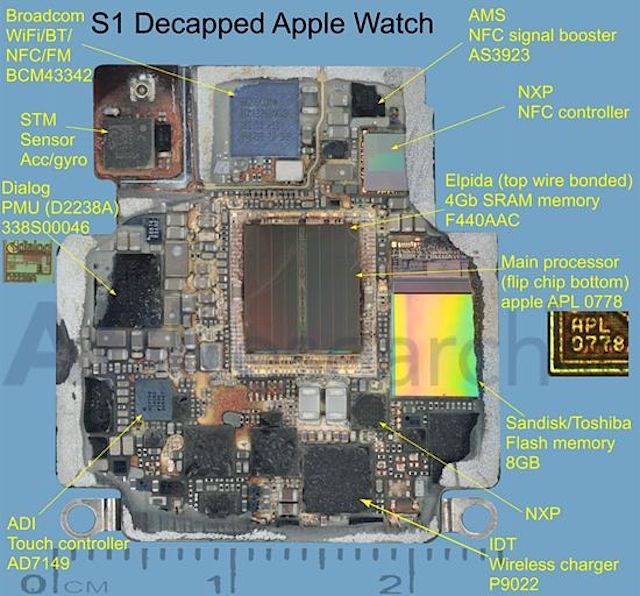 Apple watch teardown