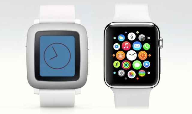Pebble vs Apple Watch