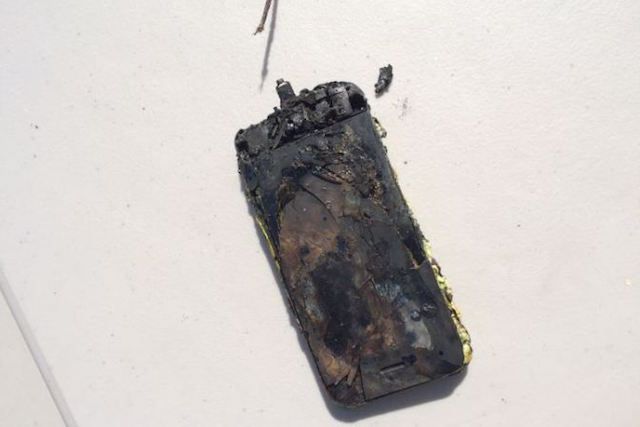 Неоригинальная зарядка привела к возгоранию iPhone 5с