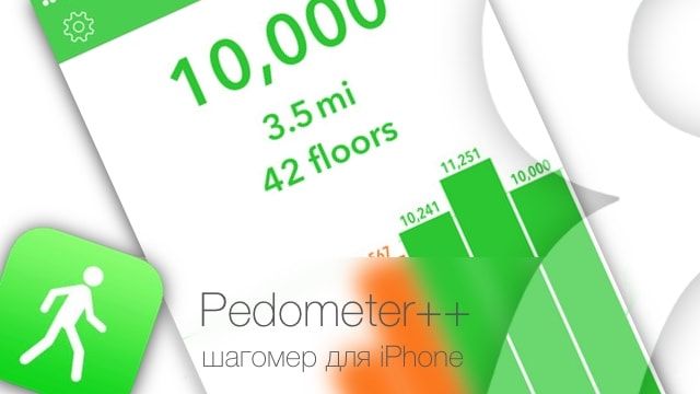 Pedometer++ - шагомер для iPhone был скачан более миллиона раз