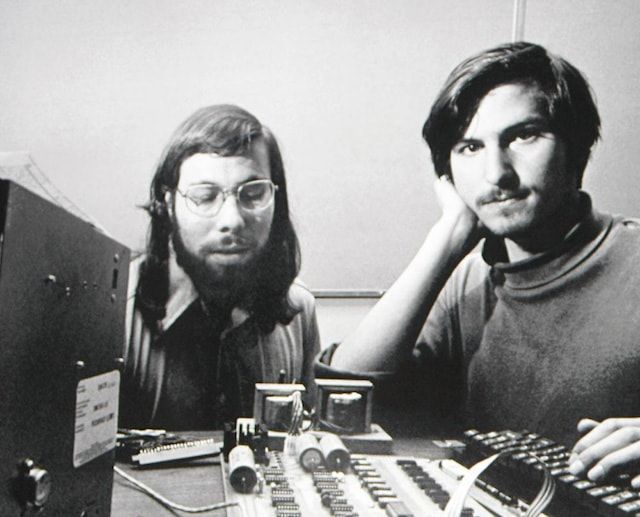 Steve Jobs et Steve Wozniak