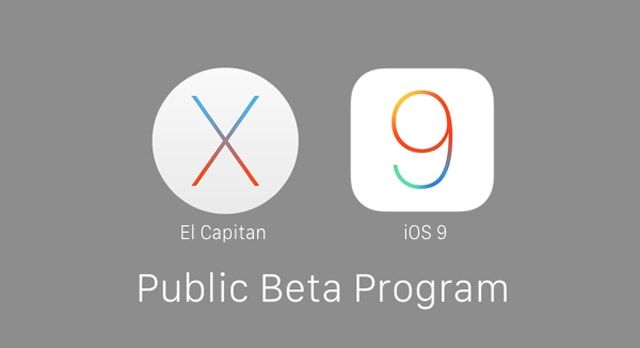 iOS 9, OS X El Capitan, публичное тестирование