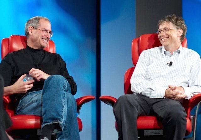 Стив Джобс и Билл Гейтс