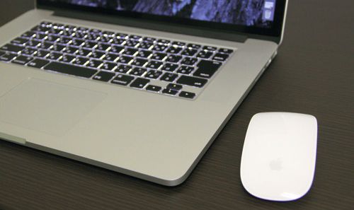 Magic Mouse, MacBook Pro