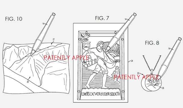 Apple, патент, стилус