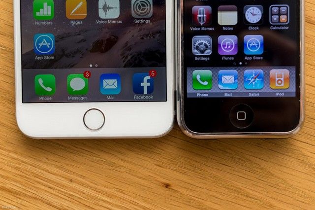 iPhone 6 и iPhone 2G