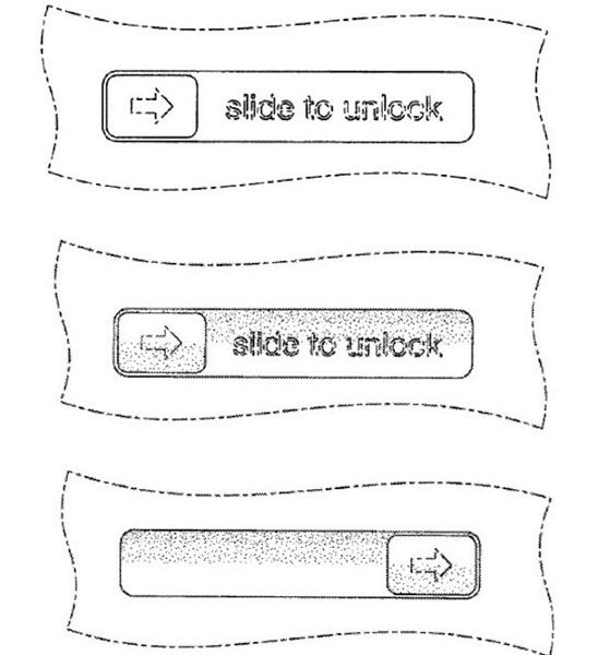 Slide to unlock, патент, суд