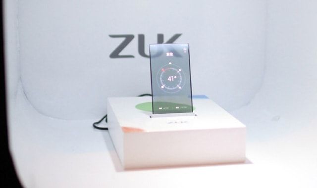 Zuk, прозрачный смартфон