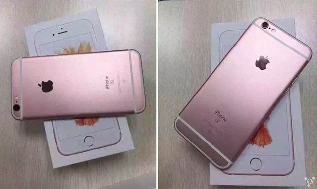 Розовые iPhone 6s