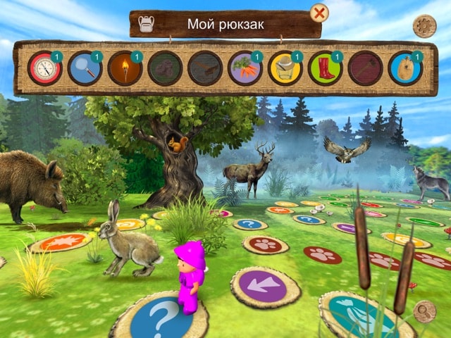 Игра-викторина "Мы изучаем мир: приключения в лесу" для iPhone и iPad